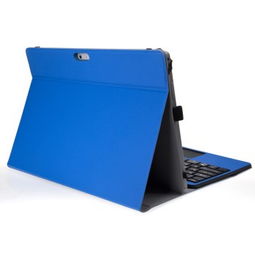 Seenda微软Surface Pro3蓝牙键盘保护套 12.2寸触摸板与蓝色皮套的完美融合